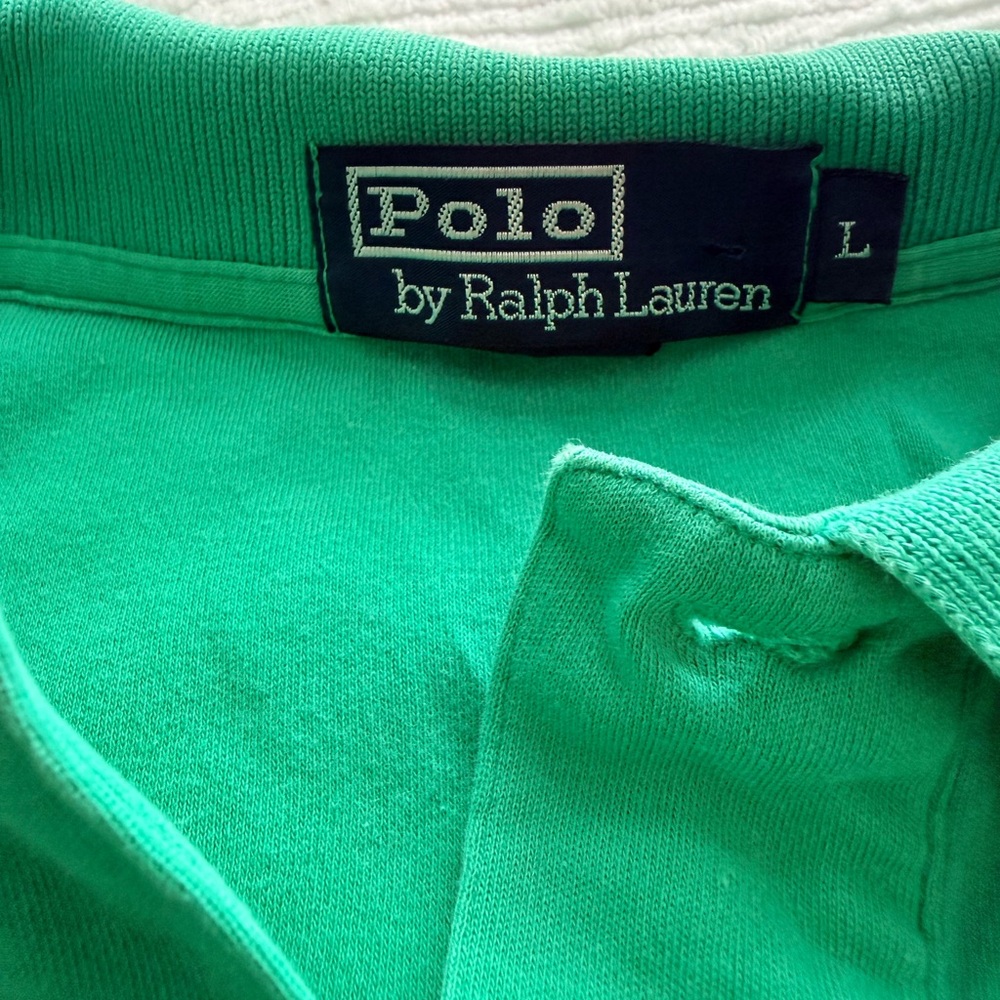Polo by Ralph Lauren Bright Green Collared Polo